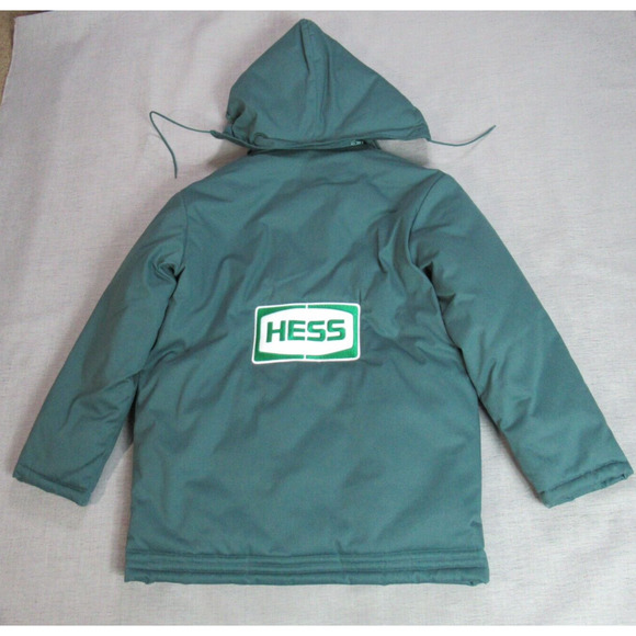 Hess Jacket Mens Size Medium Green Gas Station Heavy Duty Winter Coat Streetwear - Picture 7 of 10